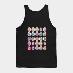 Russian dolls matryoshka illustration (2) Tank Top